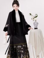 Chinese Jacket Womens Hanfu Cape And Skirt - Image 2