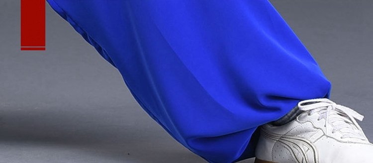 Chinese Kung Fu Clothing Blue Tai Chi Performance Suit Unisex
