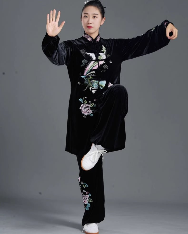 Chinese Kung Fu Outfit Embroidery Tai Chi Suit