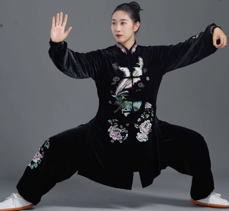 Chinese Kung Fu Outfit Embroidery Tai Chi Suit