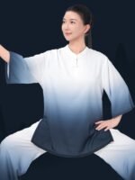 Chinese Kung Fu Outfit Women Gradient Tai Chi Suit - Image 3