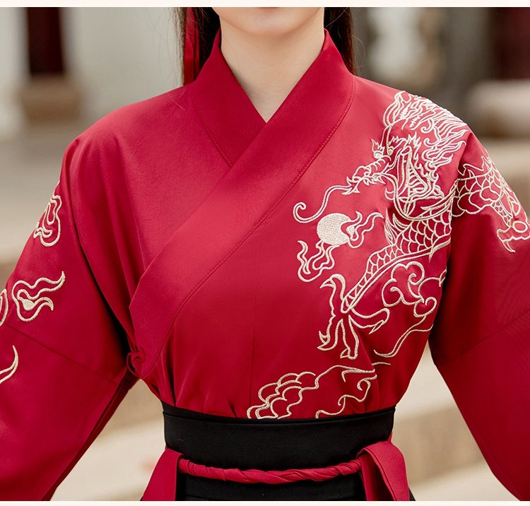 Chinese Martial Arts Style Wuxia Clothing Hanfu Unisex