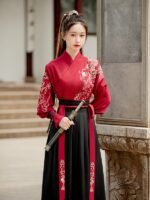 Chinese Martial Arts Style Wuxia Clothing Hanfu Unisex - Image 3