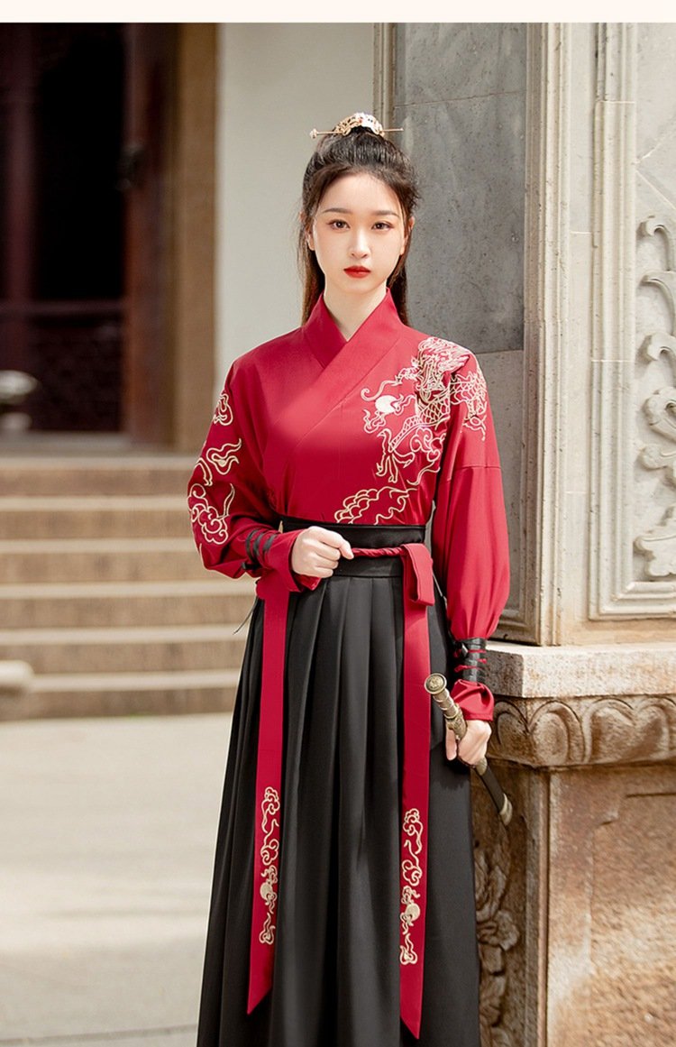 Chinese Martial Arts Style Wuxia Clothing Hanfu Unisex