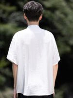 Chinese Men’s Shirt Crane Embroidery Zhongshan Suit Top - Image 5