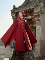 Chinese Ming Dynasty Hanfu Wedding Dress - Image 4