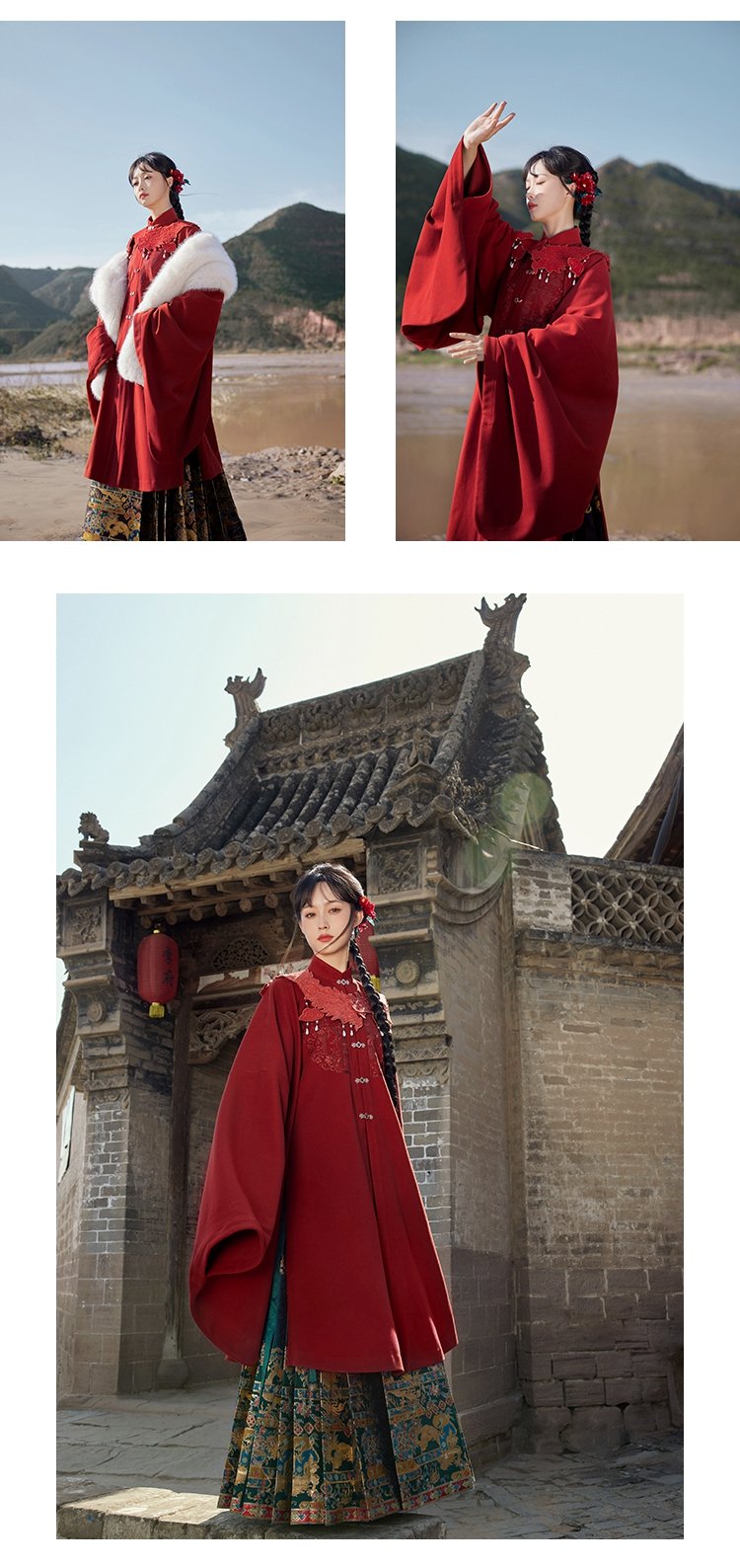 Chinese Ming Dynasty Hanfu Wedding Dress