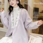 Chinese Ming Style Modern Hanfu Dress Winter