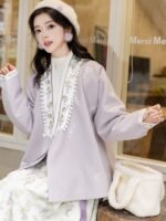Chinese Ming Style Modern Hanfu Dress Winter