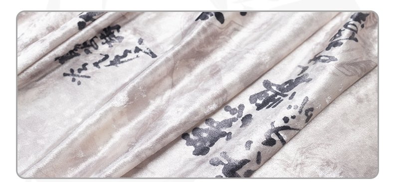 Chinese Modern Casual Hanfu Velvet Shirt Daily Dress