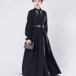 Chinese Modern Hanfu Black National Style Dress