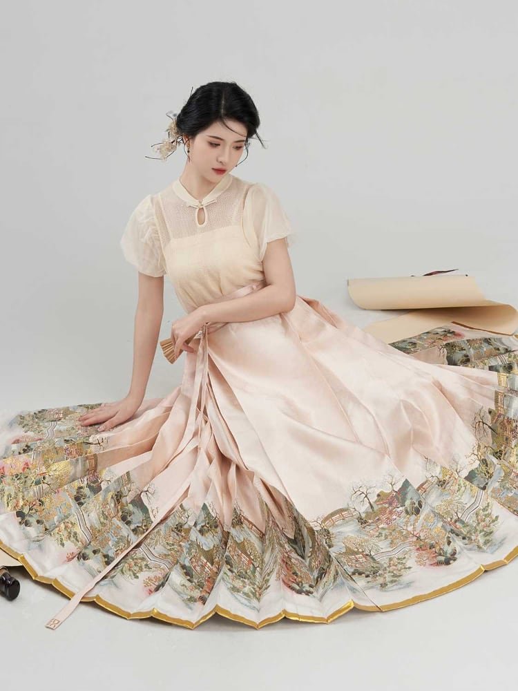 Chinese Modern Hanfu Street Fashion Dress Women