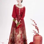 Chinese Modern Wedding Dress Improved Hanfu