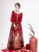 Chinese Modern Wedding Dress Improved Hanfu