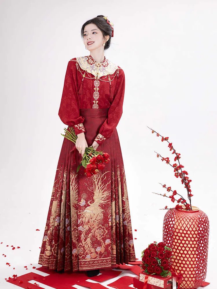 Chinese Modern Wedding Dress Improved Hanfu
