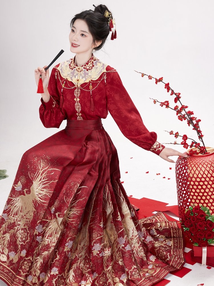 Chinese Modern Wedding Dress Improved Hanfu