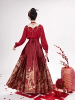 Chinese Modern Wedding Dress Improved Hanfu - Image 2