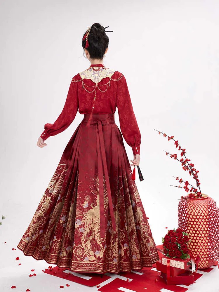 Chinese Modern Wedding Dress Improved Hanfu