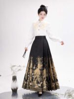 Chinese Modern Wedding Dress Improved Hanfu - Image 3