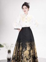 Chinese Modern Wedding Dress Improved Hanfu - Image 4