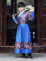 Chinese National Costume Boy Ming Style Flying Fish Costume - Image 3