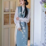 Chinese New Hanfu Embroidered Daily Hanfu Dress