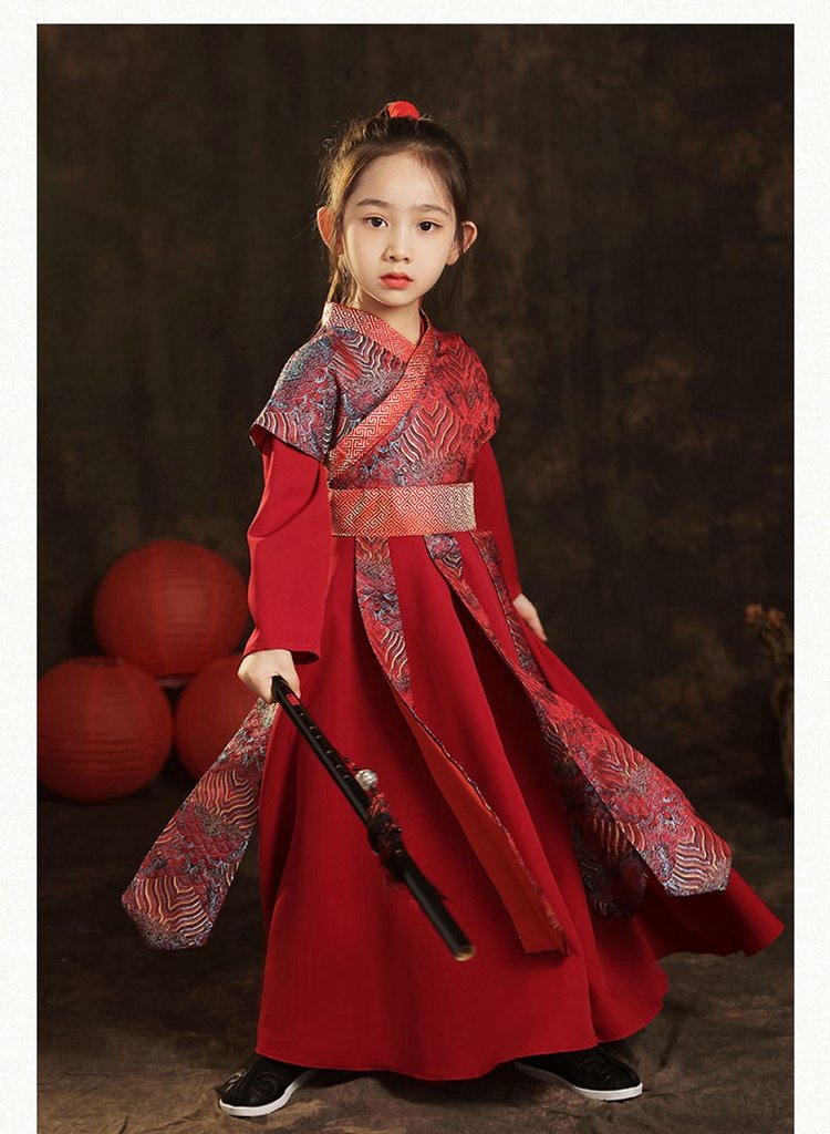 Chinese New Year Dress Hanfu Girl Or Boy
