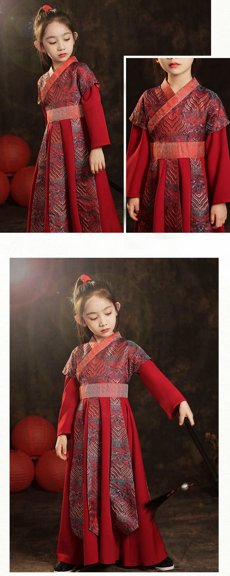 Chinese New Year Dress Hanfu Girl Or Boy