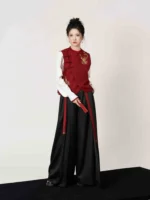 Chinese New Year Dress Women Embroidery Modern Hanfu