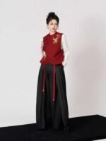 Chinese New Year Dress Women Embroidery Modern Hanfu - Image 2