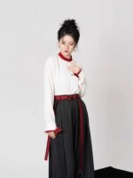 Chinese New Year Dress Women Embroidery Modern Hanfu - Image 4