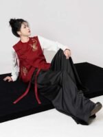 Chinese New Year Dress Women Embroidery Modern Hanfu - Image 5