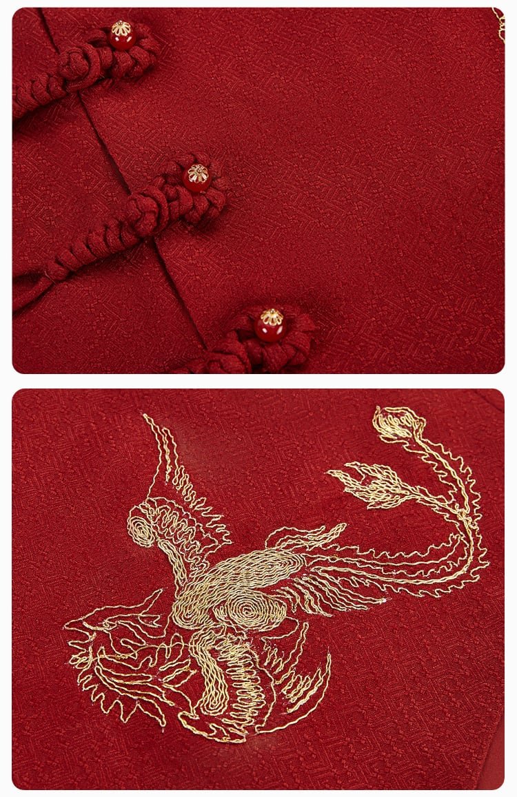 Chinese New Year Dress Women Embroidery Modern Hanfu