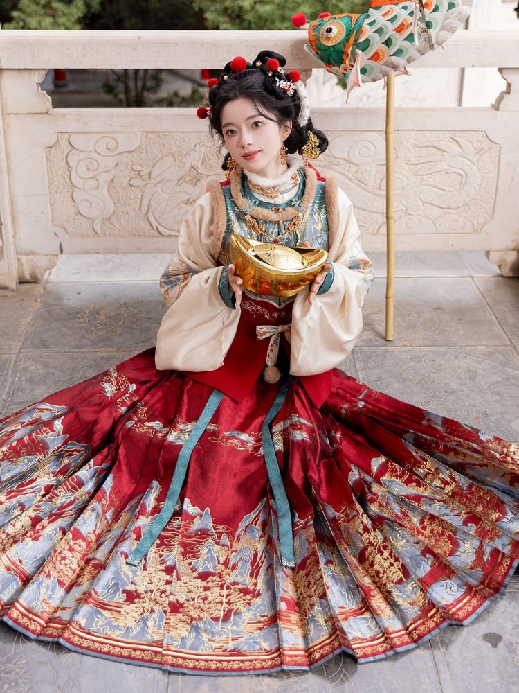 Chinese New Year Hanfu for Women Winter