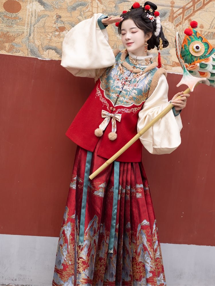 Chinese New Year Hanfu for Women Winter