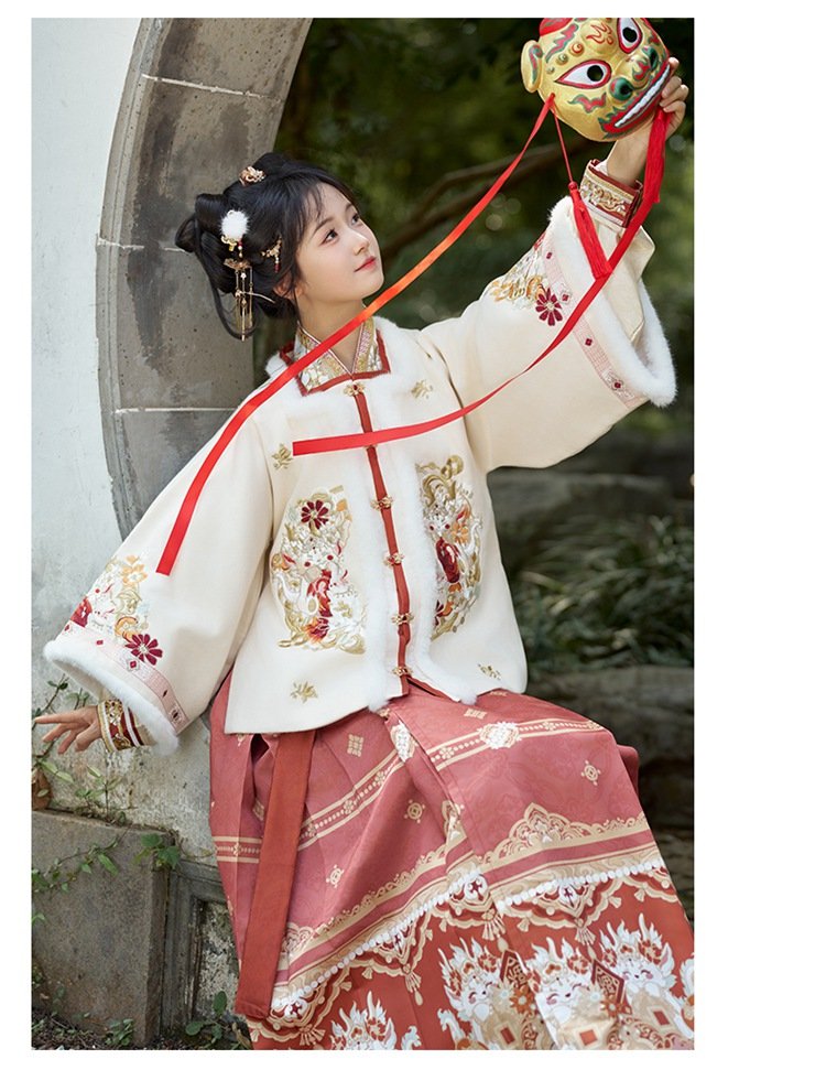 Chinese New Year Outfit Embroidery Ming Dynasty Hanfu