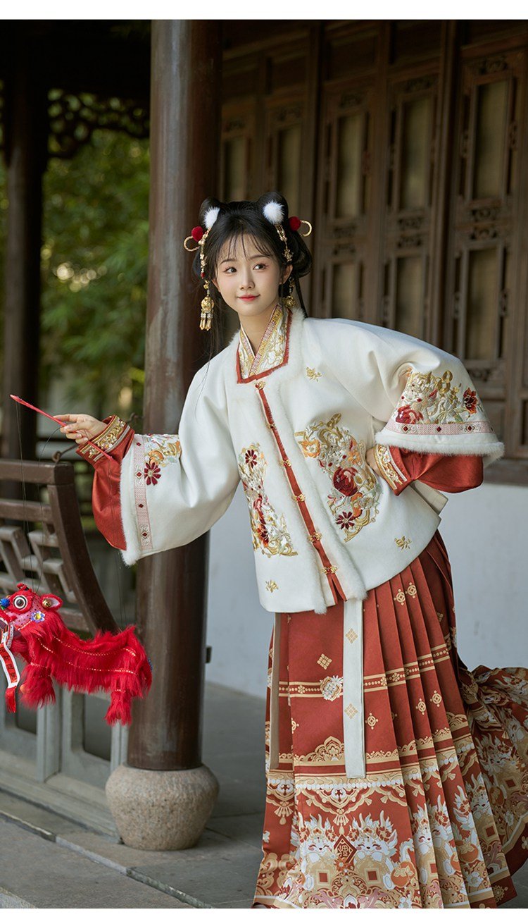 Chinese New Year Outfit Embroidery Ming Dynasty Hanfu