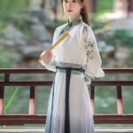 Chinese Outfits Ancient Wei Jin Style Hanfu Unisex