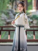 Chinese Outfits Ancient Wei Jin Style Hanfu Unisex