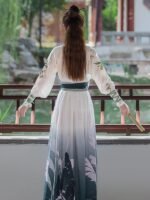 Chinese Outfits Ancient Wei Jin Style Hanfu Unisex - Image 4