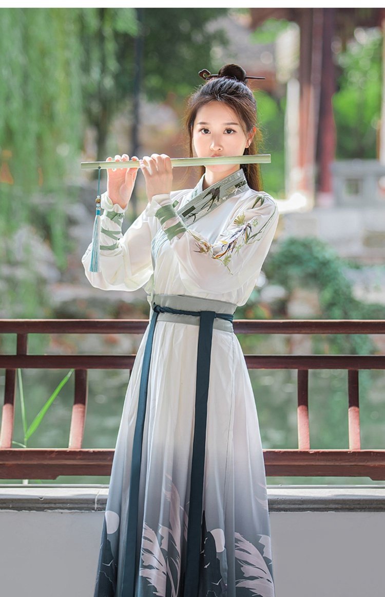 Chinese Outfits Ancient Wei Jin Style Hanfu Unisex
