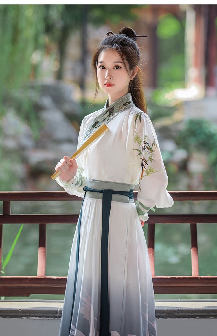 Chinese Outfits Ancient Wei Jin Style Hanfu Unisex
