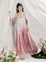 Chinese Princess Costume Women’s Embroidered Hanfu Set