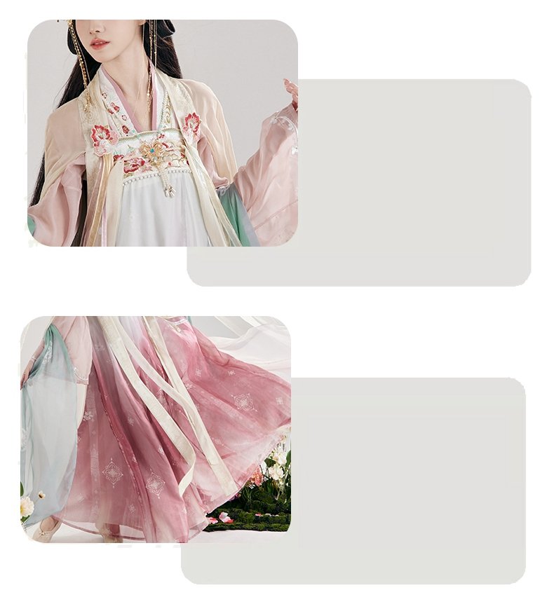 Chinese Princess Costume Women's Embroidered Hanfu Set