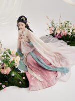Chinese Princess Costume Women’s Embroidered Hanfu Set - Image 4