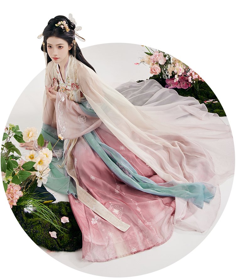 Chinese Princess Costume Women's Embroidered Hanfu Set