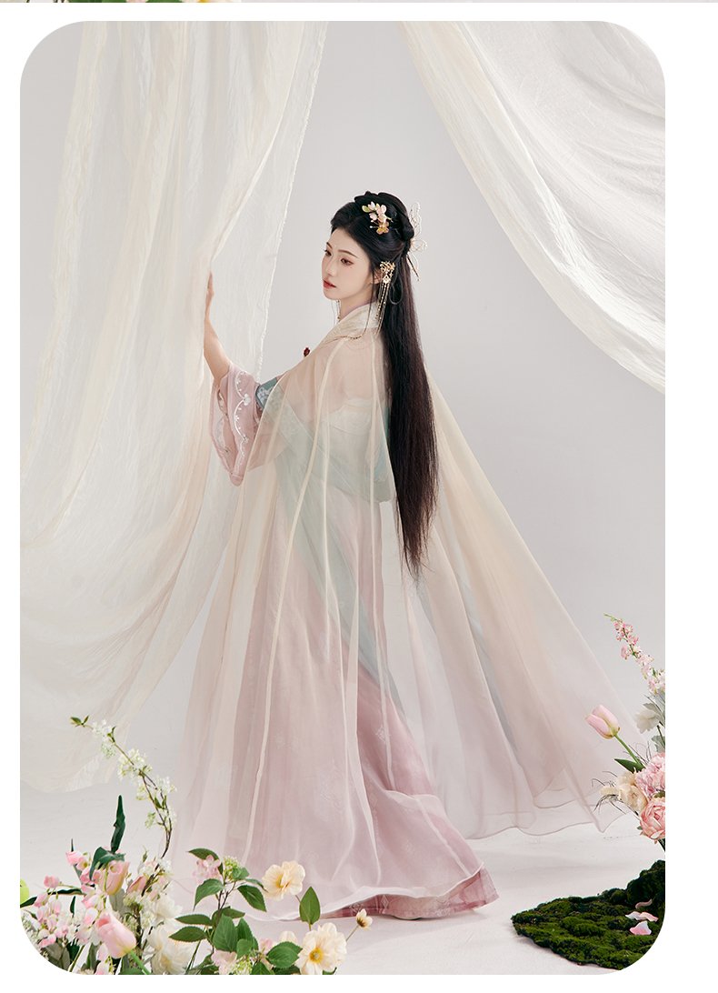 Chinese Princess Costume Women's Embroidered Hanfu Set
