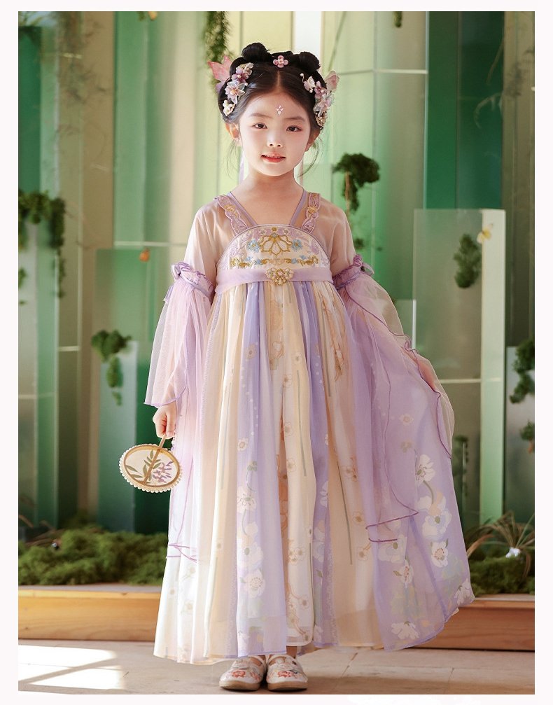 Chinese Princess Hanfu Little Girl Party Dress