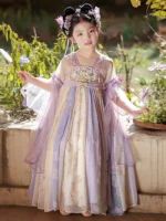 Chinese Princess Hanfu Little Girl Party Dress