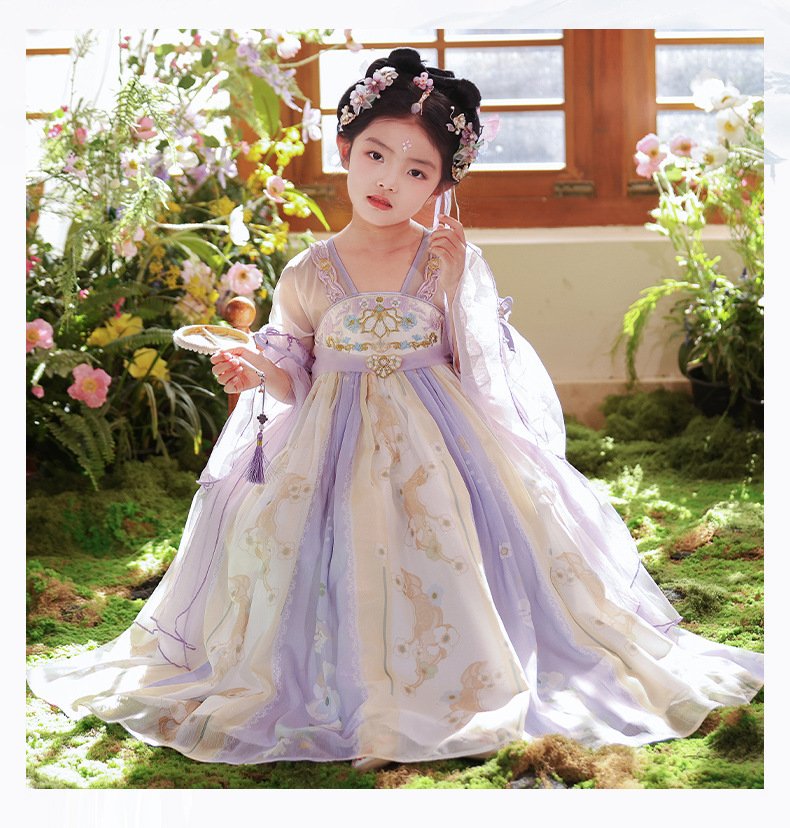 Chinese Princess Hanfu Little Girl Party Dress